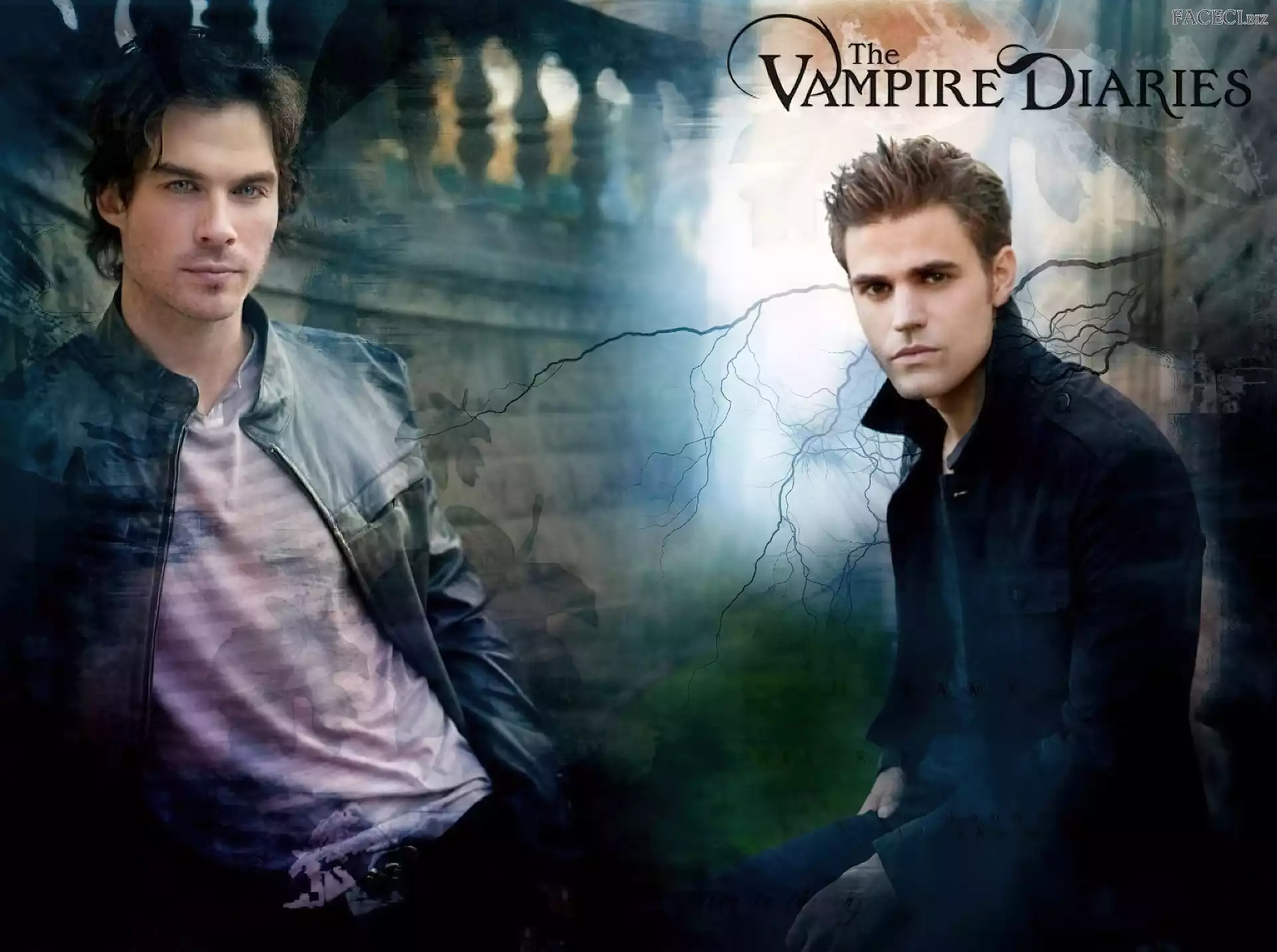 The Vampire Diaries, Paul Wesley, Pamiętniki wampirów, Ian Somerhalder
